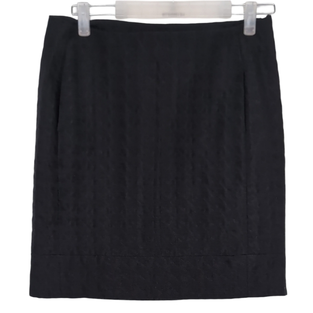 Pure Alfred Sung Women's Size 8 Black Mini Pencil Skirt With Pockets